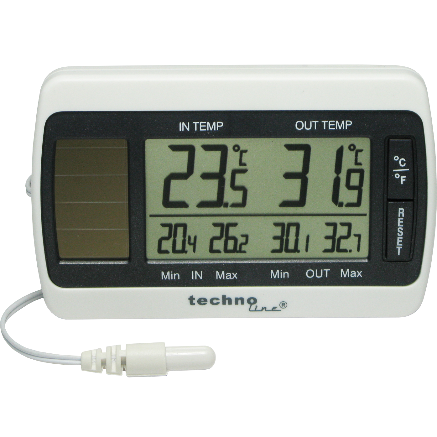 Technoline Außen-Thermometer WA1055 schwarz